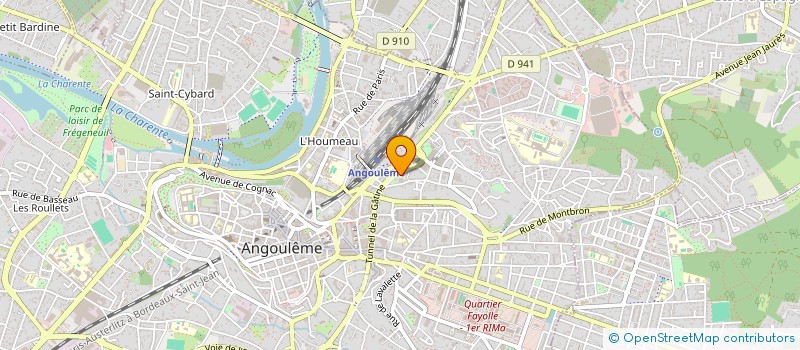 localisation de l'entreprise SARL BAR LE XIV à ANGOULEME