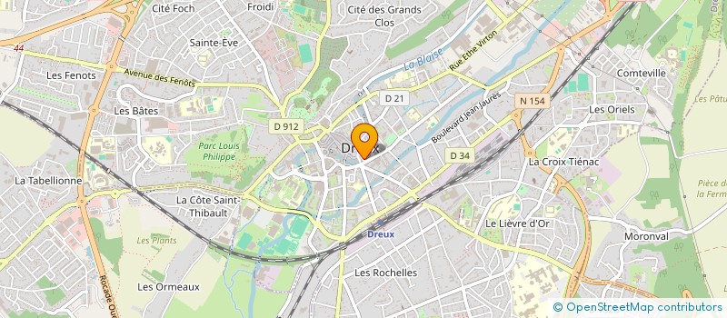 localisation de l'entreprise SARL BAR METEZEAU à DREUX