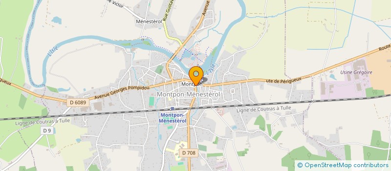 localisation de l'entreprise SARL BAR SNACK LE FOCH  MONTPON-MENESTEROL