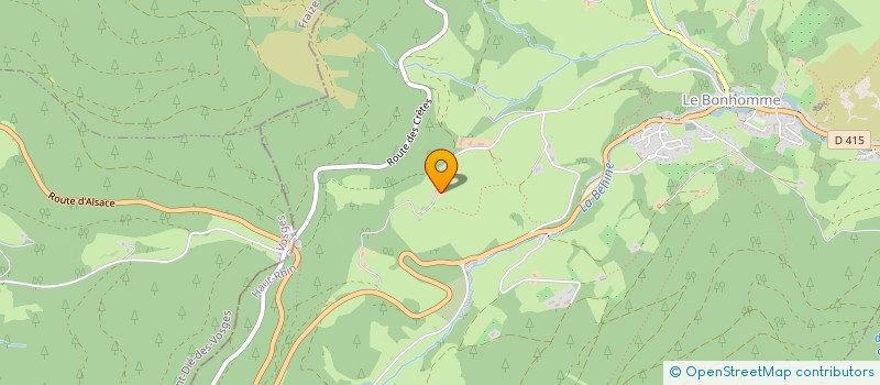 localisation de l'entreprise SARL BARADEL  LE BONHOMME