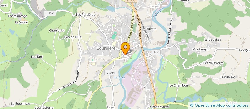 localisation de l'entreprise SARL BARAKA TRAVAUX FORESTIERS à COURPIERE