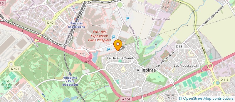 localisation de l'entreprise SARL BARAKAH à VILLEPINTE