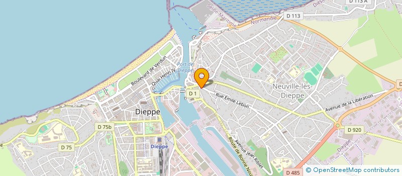 localisation de l'entreprise SARL BARANE à DIEPPE