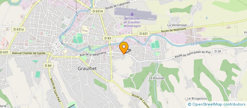 localisation de l'entreprise SARL BARATOU à GRAULHET