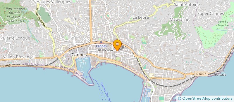 localisation de l'entreprise SARL BARBARA à CANNES