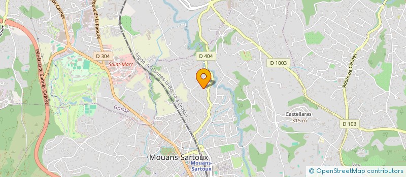 localisation de l'entreprise SARL BARBARA BONINO ARCHITECTE  MOUANS-SARTOUX