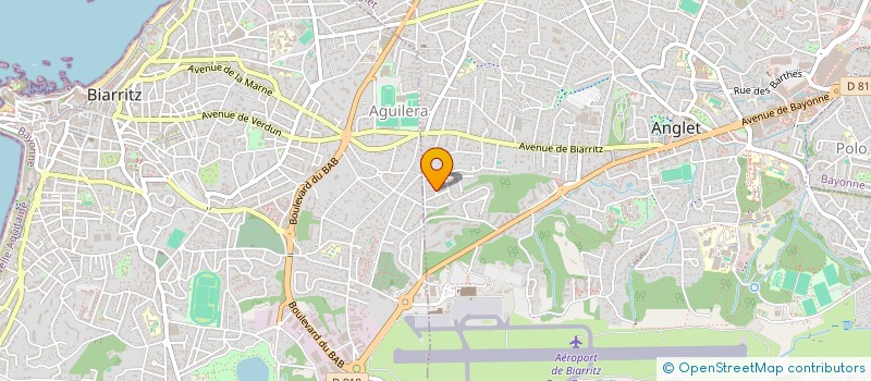localisation de l'entreprise SARL BARBE à ANGLET