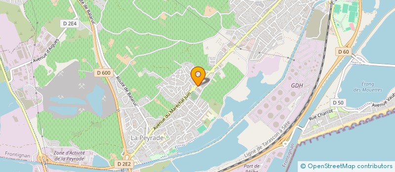 localisation de l'entreprise SARL BARBER VANNS à FRONTIGNAN