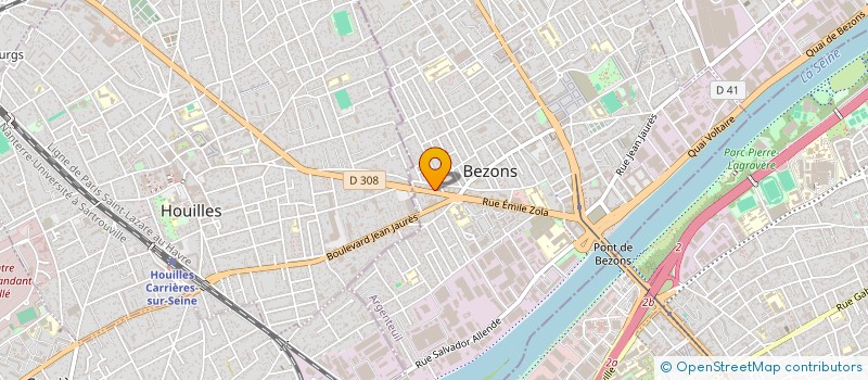 localisation de l'entreprise SARL BARBERHAIR 95 à BEZONS