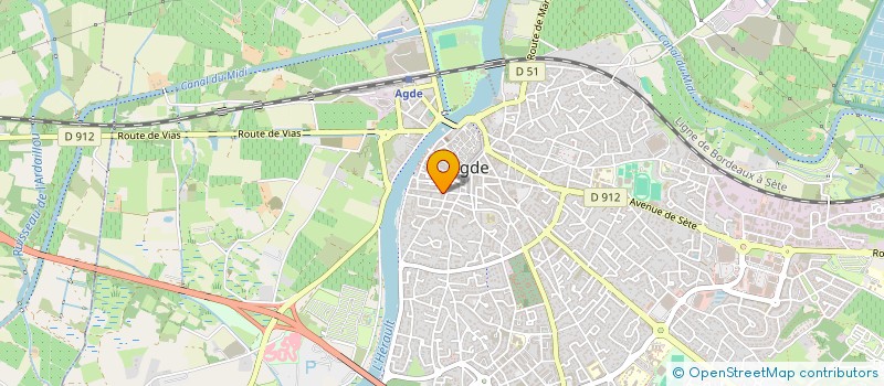 localisation de l'entreprise SARL BARBESANGE à AGDE