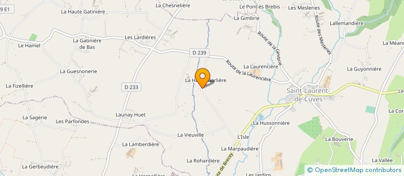 localisation de l'entreprise SARL BARBEY  SAINT-POIS