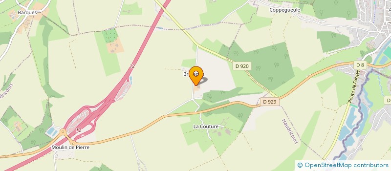 localisation de l'entreprise SARL BARBIER  HAUDRICOURT