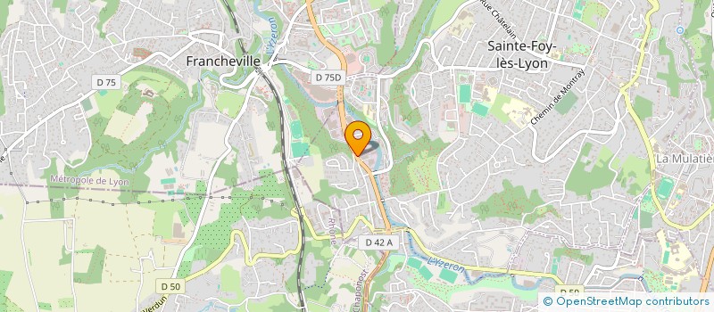 localisation de l'entreprise SARL BARBIERO  SAINTE-FOY-LES-LYON