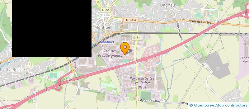 localisation de l'entreprise SARL BARBOLAT ENVIRONNEMENT à DAGNEUX