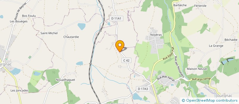 localisation de l'entreprise SARL BARBOSA MANUEL  MEILHAC