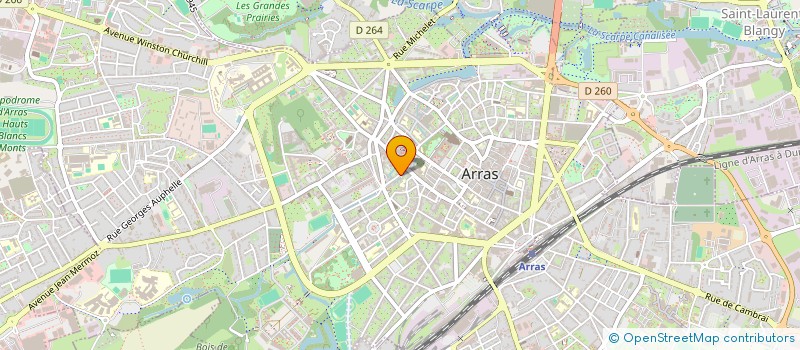 localisation de l'entreprise SARL BARBOT LOCATION à ARRAS