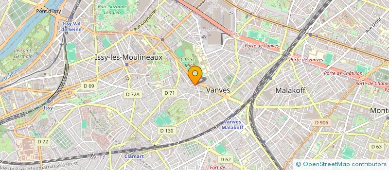 localisation de l'entreprise SARL BARBY  VANVES