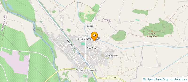 localisation de l'entreprise SARL BARDY à SALLELES-D'AUDE