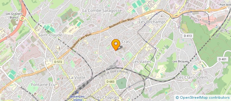localisation de l'entreprise SARL BARDY PIZZ à BESANCON