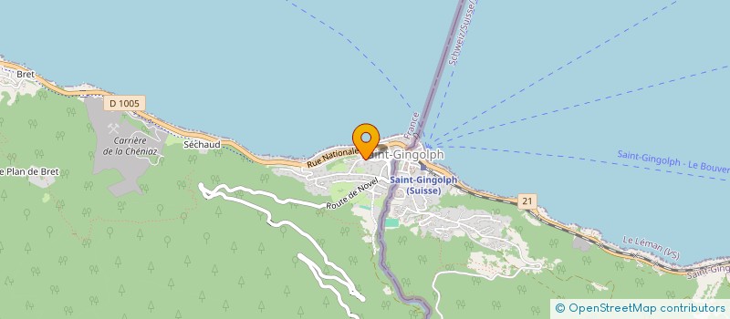 localisation de l'entreprise SARL BARE-WILFLING à SAINT-GINGOLPH