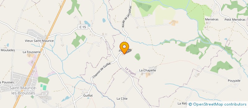 localisation de l'entreprise SARL BARGET à LE VIGEN