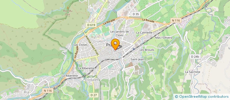 localisation de l'entreprise SARL BARIL & FILLES à PRADES