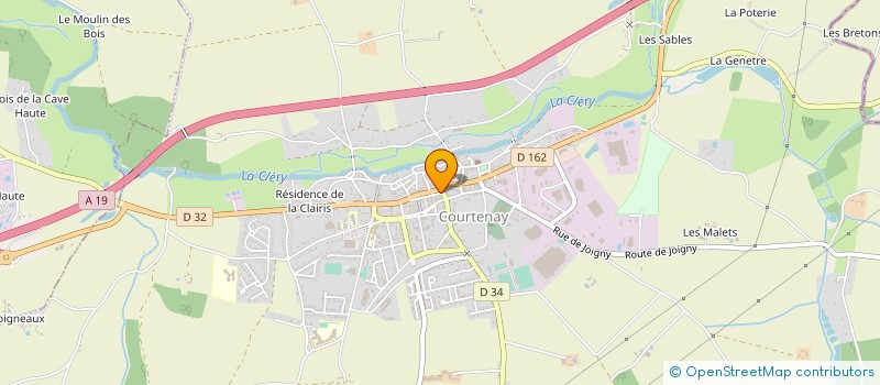 localisation de l'entreprise SARL BARIOT à COURTENAY