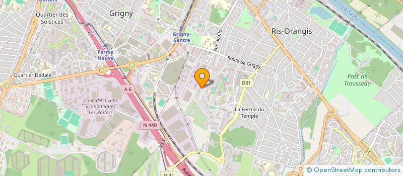 localisation de l'entreprise SARL BAROCK à RIS-ORANGIS