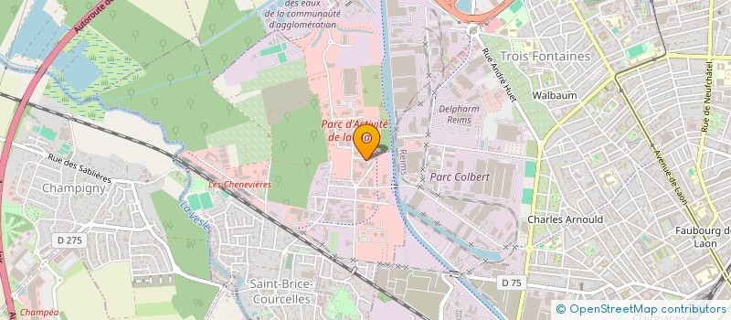 localisation de l'entreprise SARL BARON  SAINT-BRICE-COURCELLES