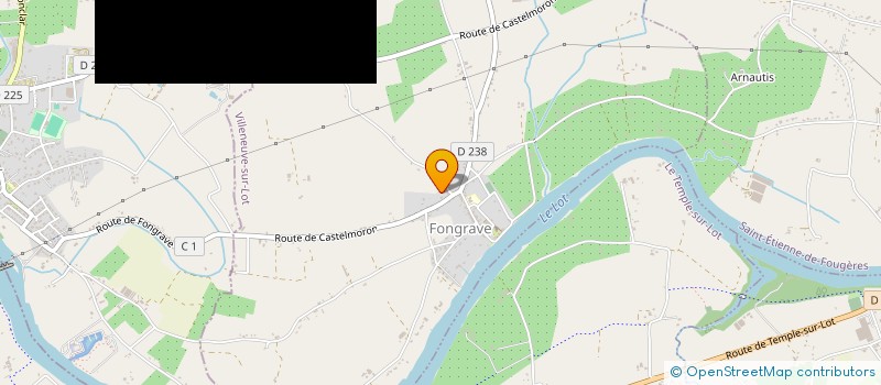 localisation de l'entreprise SARL BARONIE  FONGRAVE