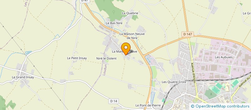 localisation de l'entreprise SARL BARRAY JEAN-MARIE  LOUDUN