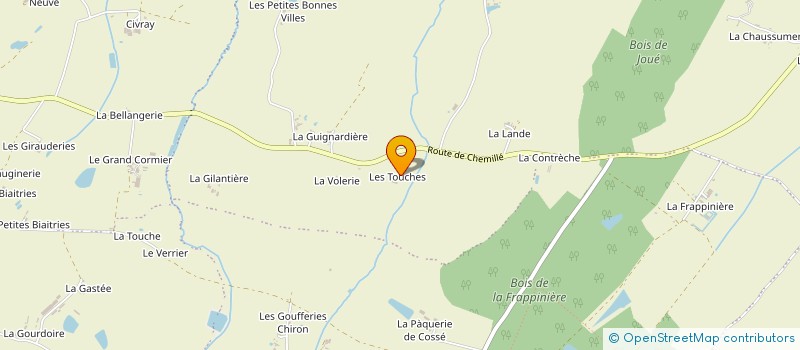 localisation de l'entreprise SARL BARRE à CHEMILLE-EN-ANJOU