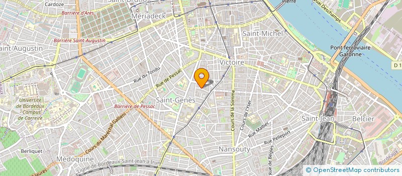localisation de l'entreprise SARL BARREAU-BORDA  BORDEAUX