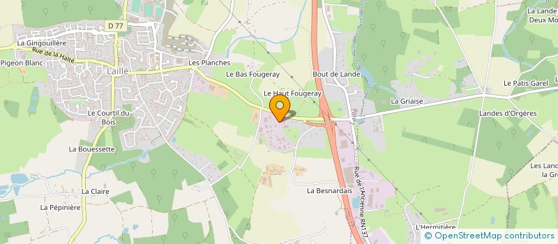 localisation de l'entreprise SARL BARRETO à LAILLE