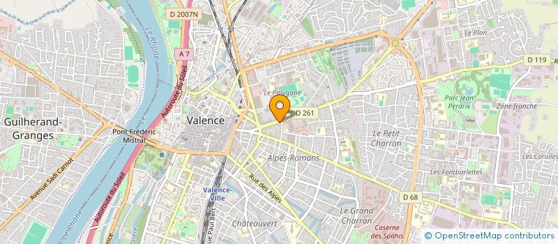 localisation de l'entreprise SARL BARRIOS à VALENCE