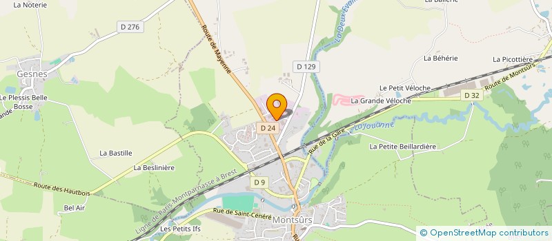 localisation de l'entreprise SARL BARROCHE à MONTSURS
