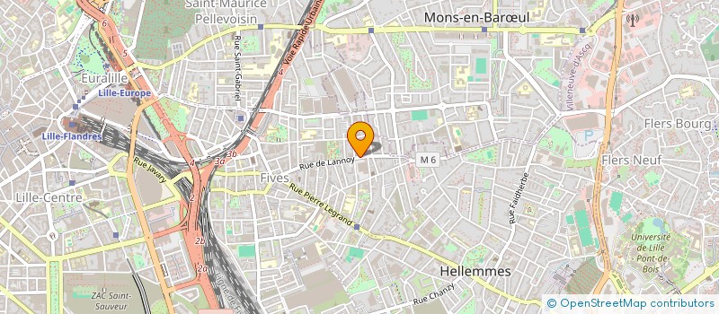 localisation de l'entreprise SARL BARROIS CHRISTIAN à LILLE