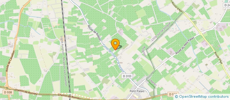 localisation de l'entreprise SARL BARROYER ET FILS à L'ISLE-SUR-LA-SORGUE