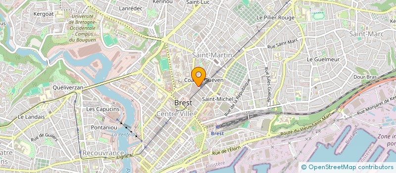 localisation de l'entreprise SARL BARS à BREST