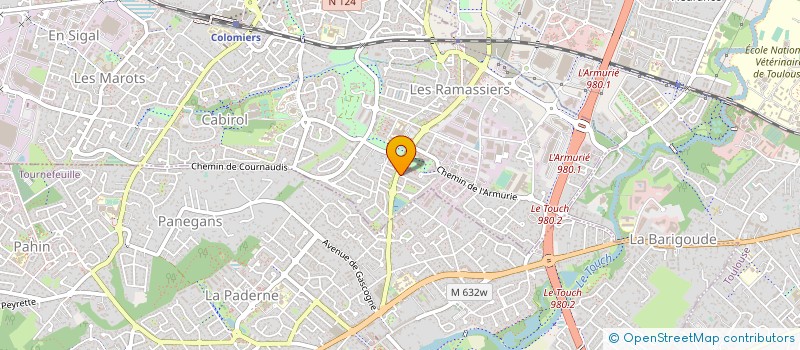 localisation de l'entreprise SARL BARTHE GREGORY à COLOMIERS