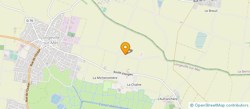 localisation de l'entreprise SARL BARTHEAU E.T.A  LONGEVILLE-SUR-MER