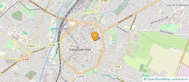 localisation de l'entreprise SARL BARTHOLOME  VALENCIENNES