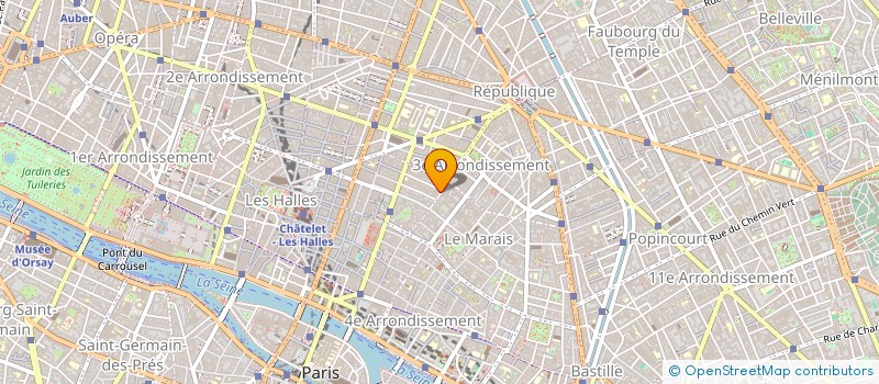 localisation de l'entreprise SARL BARTLIN  PARIS