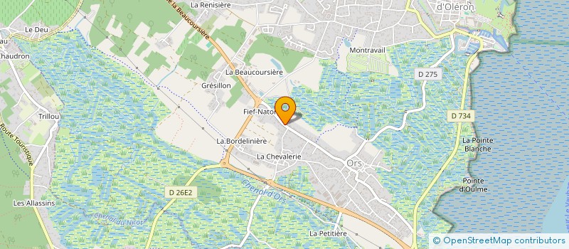 localisation de l'entreprise SARL BARZIC PERE ET FILS à LE CHATEAU-D'OLERON