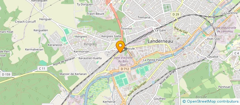 localisation de l'entreprise SARL BAS  LANDERNEAU