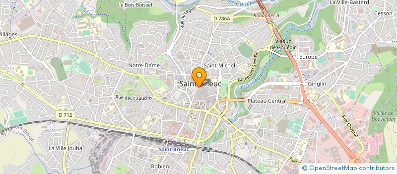 localisation de l'entreprise SARL BASALTE à SAINT-BRIEUC