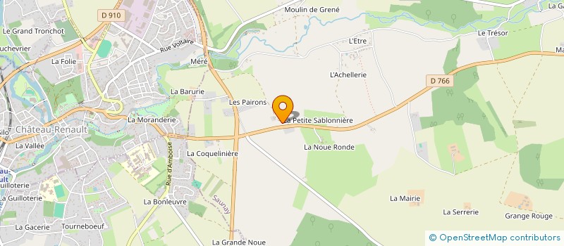 localisation de l'entreprise SARL BASILE TRANSPORTS  SAUNAY