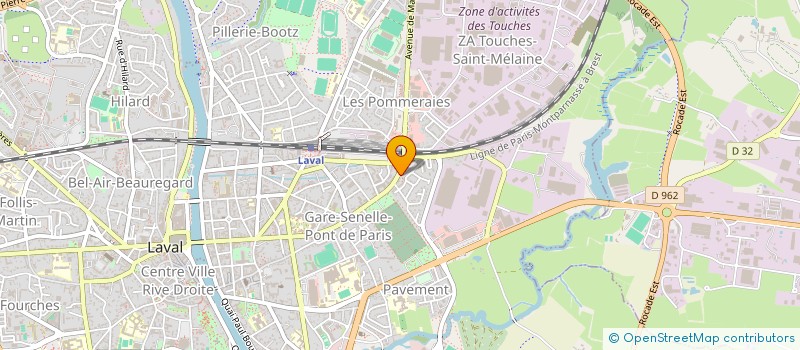 localisation de l'entreprise SARL BASLE à LAVAL