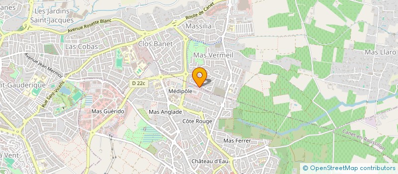 localisation de l'entreprise SARL BASTEIRO ET DOMINGUES  PERPIGNAN