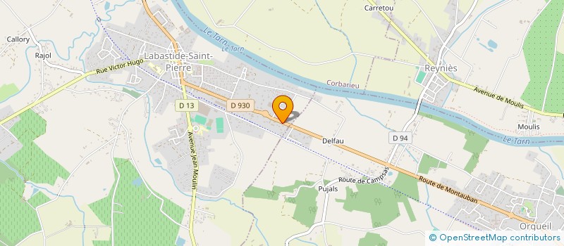 localisation de l'entreprise SARL BASTO CONSTRUCTIONS  LABASTIDE-SAINT-PIERRE